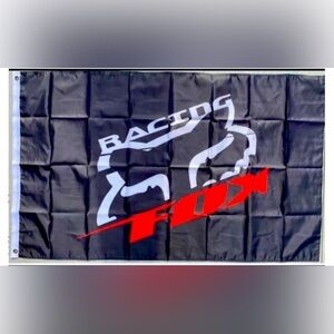 Racing Flag Garage Motorsport Racing Banner 3x5Ft Gift Fan Black Red White Auto